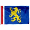 Tillbehör Nederländerna Amsterdam City Flag Livid Color, Double Stitched Netherland Flags Banners med mässing GROMMETS inomhus utomhusdekor