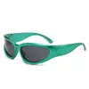 Lunettes de soleil Cool pour hommes, à la mode, pour le cyclisme, le sport, Y2k, Millennium Spice Girl, nouvelle collection