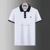 Chemises de polos pour hommes Luxury Italie Mens Designer Vêtements à manches courtes T-shirt Summer Men's Polo Collar Pure Coton Polon à manches courtes Polo Fashion Tee