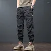 Męskie spodnie plisowane dla mężczyzn 2024 Wiosna lato Slim Fit Reward Moder Młodzież męski bawełniany luźne streetwear