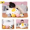 Cushions AIXINI Cute Cat Bee Mommy Stuffed Animal with 4 Little Baby Cats Plush Soft Cartoon Hugging Toy Gifts for Kids Kawaii Pillow