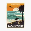 Calligraphy Taghazout Surf Anchor Point Surf Print Poster Modern Painting Wall Picture Decoration Mural Art Room Print Funny No Frame