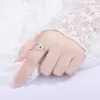 Cluster Rings Summer Beach Vacation Knuckle Flower For Women Girls Adjustable Finger Ring Charm Jewellery Wholesale Gifts