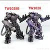 Brinquedos de transformação Robôs Transformação Baiwei Tw-1028 TW1028 ShockWave Deformado Brinquedo Filme Edição Metal Color Robot Alien Tank Modelo TW1028 KO ss56 T240325