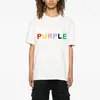 Tshirt de marque Purple Tshirt et créateur pour hommes T-shirt Pur031 T-shirt à manches courtes avec lettre colorée imprimement à la mode à manches courtes S-xxl