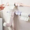 Hooks Space-Saving Clothes Hanger Rack Robust Organizer Maximera utrymme med multifunktionell förvaring
