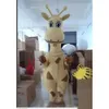 Costumi della mascotte Costume della mascotte del vestito operato dalla peluche del fumetto della mascotte della giraffa di Natale di Halloween