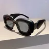 Sunglasses Luxury 2024 Oversized Square Women UV400 Protection Brand Design Cloud Shape Sun Glasses Rim Shades For Men