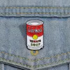 Creatief Ontwerp Blikjes Emaille Pins Custom Warhol's TOMATENSOEP Broches Revers Badges Sieraden Cadeau voor Vrienden