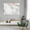 Tapisserier Rose Gold Vein Marble Tapestry Home Decorations Room Eesthetics For Tapestrys