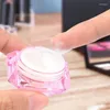 Storage Bottles 10Pcs Refillable 3g/5g Empty Clear Sample Jars Pot Square Diamond Shape Travel Cosmetic Containers For Eye Shadow Nail Art