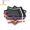 Zakdoeken Modieus heren handvat hoofd retro stip print pochet polyester zijde zacht Hanky bruiloft zakelijke borst handdoek Hanky Y240326