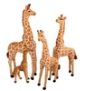 Jouet en peluche girafe de Simulation créative, poupée en peluche de cerf de dessin animé