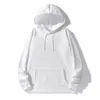 Vårens höst 2023 Ny solid färg plus fleece manliga studenter pullover hoodie lös undertröja -S1901 S0ZN#