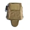 Väskor TWP038 Twinfalcons Tactical Pack Zipon Panel för taktisk Vest Military Molle Zipper Pack Tactical Pouch Bag 1000D Cordura