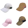 Wholesale baseball cap soft summer embroidered stripes ball caps designer fashion letters mix color adumbral optional fitted hat birthday gift hj082 C4