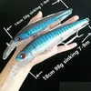 미끼 루어 Noeby 1pc Minnow Lure 18cm 98g 14cm 50g 싱킹 79m 트롤링 낚시 인공 미끼 Wobbler Hard 220702 DROP DH3IU