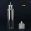 Storage Bottles 30pcs 30ml-120ml PET Transparent Fat Dropper Plastic Liquid Juice Empty Oil Container With CRC Cap Laboratory Supplies