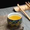 Tasses soucoupes chine tasse en céramique chinois Royal Dragon motif thé Style porcelaine ensemble café