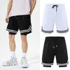 Kamb Mannen Sportshorts 2 In 1 Sneldrogende Workout Training Running Gym Fitn Jogging Korte Broek Zomer 2023 m31G #