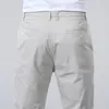 Printemps été nouveaux pantalons décontractés pour hommes Busin noir bleu gris classiques couleur unie droite Fi mince pantalon de bureau 28-40 n2pd #