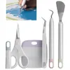 Kit d'outils de désherbage en vinyle Cameo, Silhouette Portable, lettres Cameo, ensemble artisanal de bricolage pour accessoires de Machine Cricut 240311