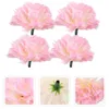 Decorative Flowers 20 Pcs Hair Accessories Carnation Flower Head Garland Artificial Carnations Silk Ornament