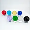Miniatures 40 mm Globe K9 clair Chandelier boule de cristal support pour sphère photographie décoration maison boule décorative (base non incluse)