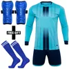 Kinder Fußball Trikots Sets Männer Jungen Fußball Kleidung Anzug Langarm Kinder Fußball Uniformen Fußball Trainingsanzug Jersey Kit 240314