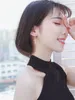 Baumeln Ohrringe Koreanische Mode Lange Tropfen Männer Frauen Ahle Coole Aussage Silber Farbe Ohrring Pendiente