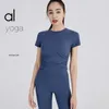 Al0 Ll Align Débardeur u Soutien-gorge Yoga Outfit Femmes Été Sexy T-shirt Solide Crop Tops Sans Manches Mode Gilet Sans Couture Côtelé Aérographe Véritable Déesse Go-to Tankespresso06tm