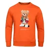 strg Boxer Teddy Bear Never Give Up Sweatshirt Mens Novelty Loose Top Harajuku Hat Rope Clothes Sport S-Xxxl Hoodie For Men X4UF#