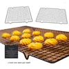 Kitchen Storage Nonstick Metal Cake Cooling Rack Grid Net Baking Tray Cookies Biscuits Bread Drying Stand Cooler Holder Tools