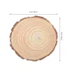 Crafts Wood Wooden Unfinished Coasters Centerpiece Circles Slices Decor Craft Round Centerpieces Diy Rounds Cutout Blank Stand Cake