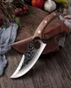 6039039 Mięso Cleaver Butcher Knife ze stali nierdzewnej Ręka Koptowa nóż Boning Kotanie noża kuchenne naczynia kuchenne Camping1178280