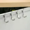 Novo 2 pçs em forma de s metal gancho porta pendurado rack gadgets suportes shees gabinete organizador de armazenamento acessórios do banheiro