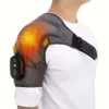 1PC przenośny podgrzewany masażer, podkładka ocieplacza koca elektrycznego z kontrolerem, 3 poziomy regulowane, masaż paska na ramię dla mężczyzn i kobiet, prezent