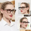 Sunglasses Oversized Reading Glasses For Women Designer Reader Presbyopia Eyewear Prescription Square Eyeglasses With Spring Hinge