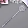 15/30/100pcs Personalized Acrylic Drink Stirrers Engraved Cocktail Drink Sticks Stir Stirrer Swizzle Monogram Baby Wedding Favor 240323