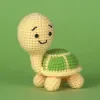 Stickning Miusie Turtles/Grods Sticking Needle Material Package Crochet Hook Kit With Yarn Tools Instruktioner för DIY -nybörjare