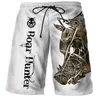 Cool Tiger Wolf Shorts d'été Planche de surf confortable Short de plage hawaïen Short de sport à séchage rapide Garçons de plage pour hommes 53eK #