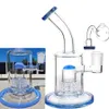 Bong d'acqua in vetro spesso da 8,7 pollici Narghilè inebrianti Dab Rigs Tubi dell'acqua con fumo d'olio con giunto da 14 mm