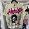 Mens Designer T Shirt Graphic Tee Hip Hop Tees Womens Hellstar Shirt Designers Tops Cotton Tshirts Kort ärm Högkvalitativ kläder 311