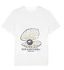 T-shirts pour femmes de créateurs T-shirts de plage polyvalents belles fleurs imprimé coloré imprimé fraise décontracté col rond en vrac coton haut à manches courtes T-shirt