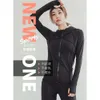 Flash Expédition Internet Célébrité Slimming Sports Femmes Séchage rapide Zipper respirant Running à manches longues Slim Fit Fiess Jacket Yoga Suit Top