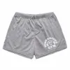 Short de course à séchage rapide pour hommes, vêtements de Sport solides, Fitn, musculation, pantalons courts, Sport, Gym, entraînement, plage, longueur 49OL #