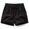 Herenshorts Sport voor heren Dames Dunne hardloopijszijde strandbroek Sneldrogend en ademend 3/4 kort