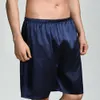 Pijamas shorts de roupas de noite de seda cetim roupas íntimas masculinas respiráveis pijamas de sono sono inferior emulati seda u9tj#