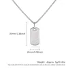 Pendanthalsband David Dog Tag Fashion Multicolor Zircon Hanger Halsband Unisex Box Chain Classic Jewelry Anniversary Valentine's Day Party Party