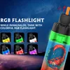 オリジナルサンファイアスター20000パフ使い捨てvape RGBポッドシステム12ml 30mlプレフィルド600mAh充電式蒸気装置フランス合法的な蒸気30000パフ15k 20k v voopoo